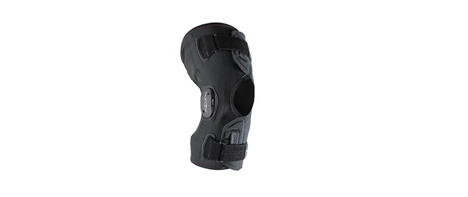 DonJoy OA Reaction Web knee brace with advanced webbing design for osteoarthritis pain relief.